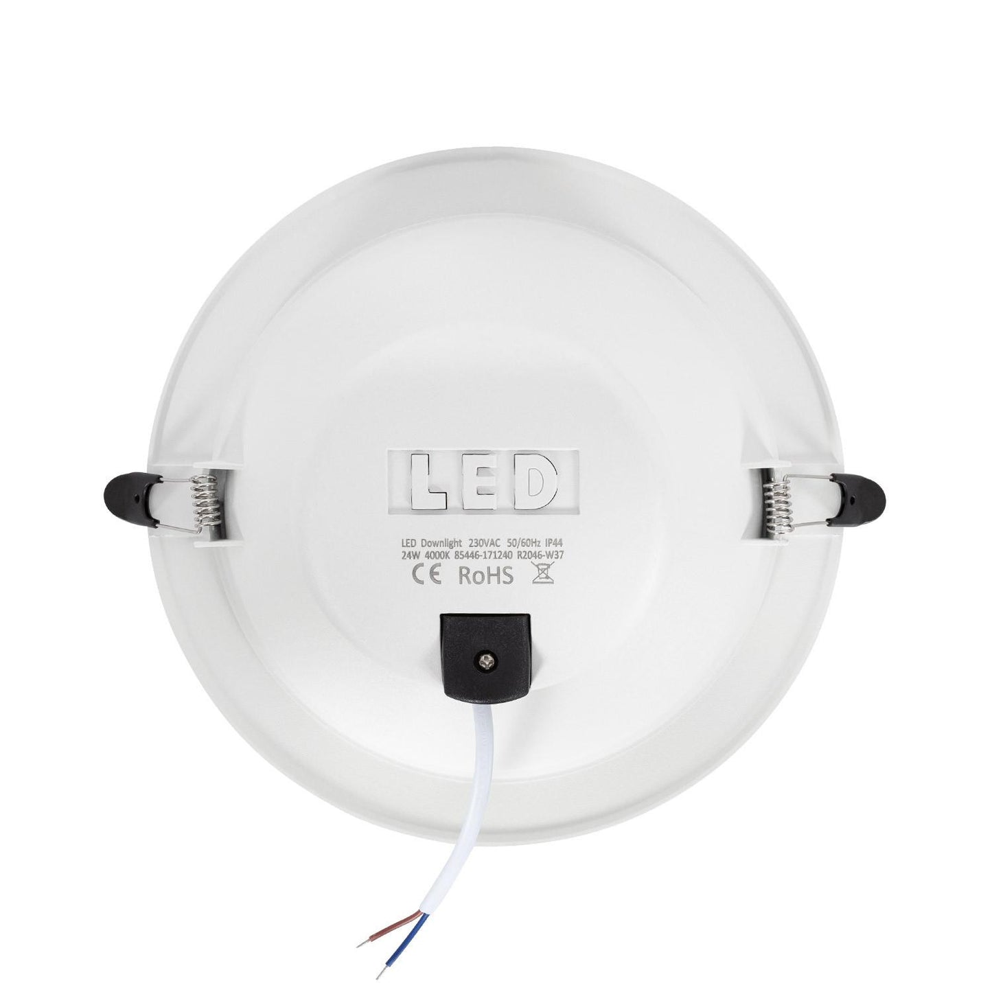 Downlight LED 24W Rond Encastré IP44 CRI90 Ø 200 mm