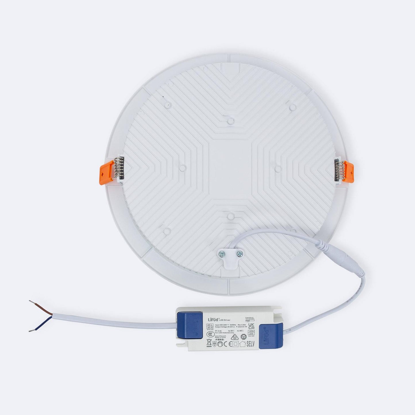 Downlight LED 24W Rond 110 lm/W Encastré IP20 Ø 200 mm