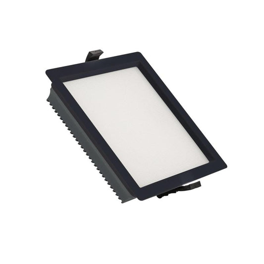Downlight LED Carré 25W IP44 Non-Dimmable Encastré Noir