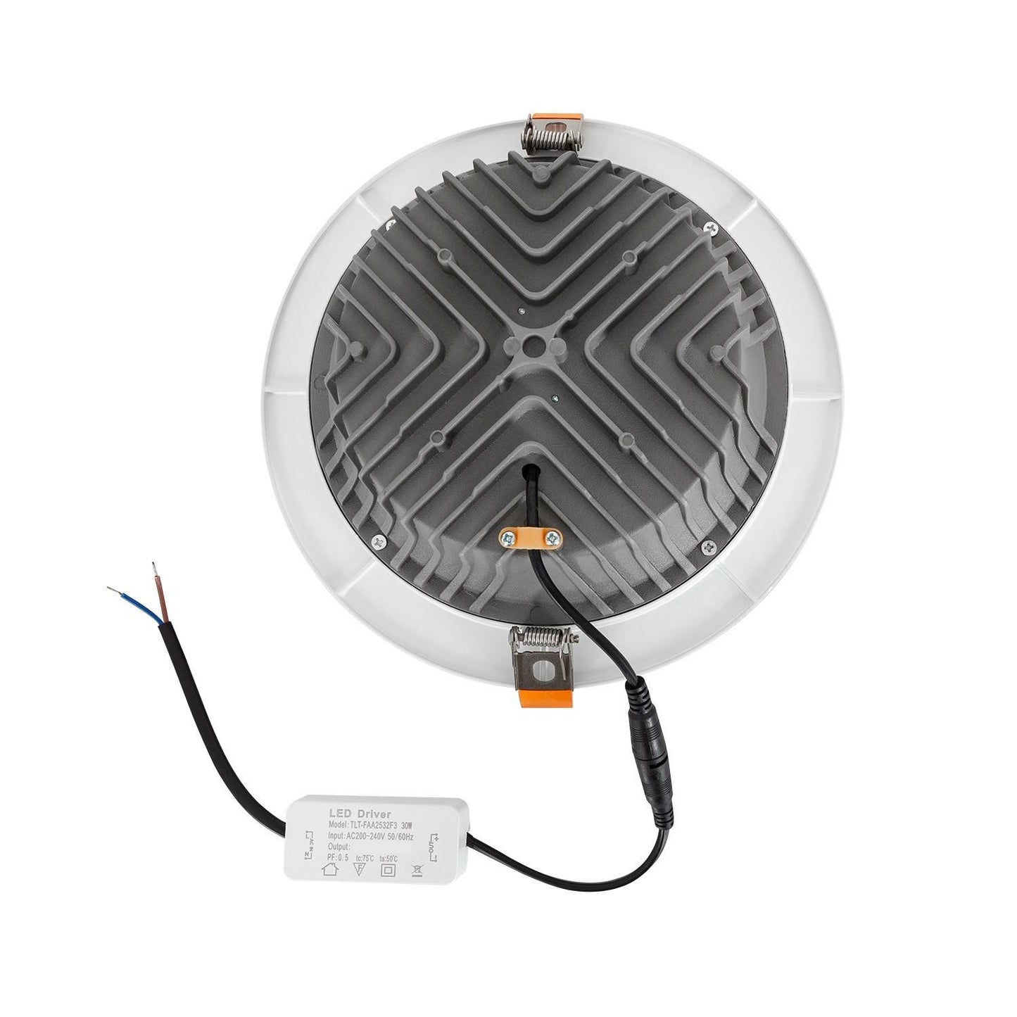 Downlight LED 30W Rond Encastré Ø 200 mm IP20