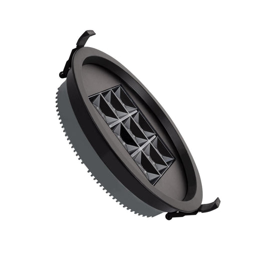Downlight LED 30W Rond, UGR17, IP40, Installation Encastrée, Ø 200 mm