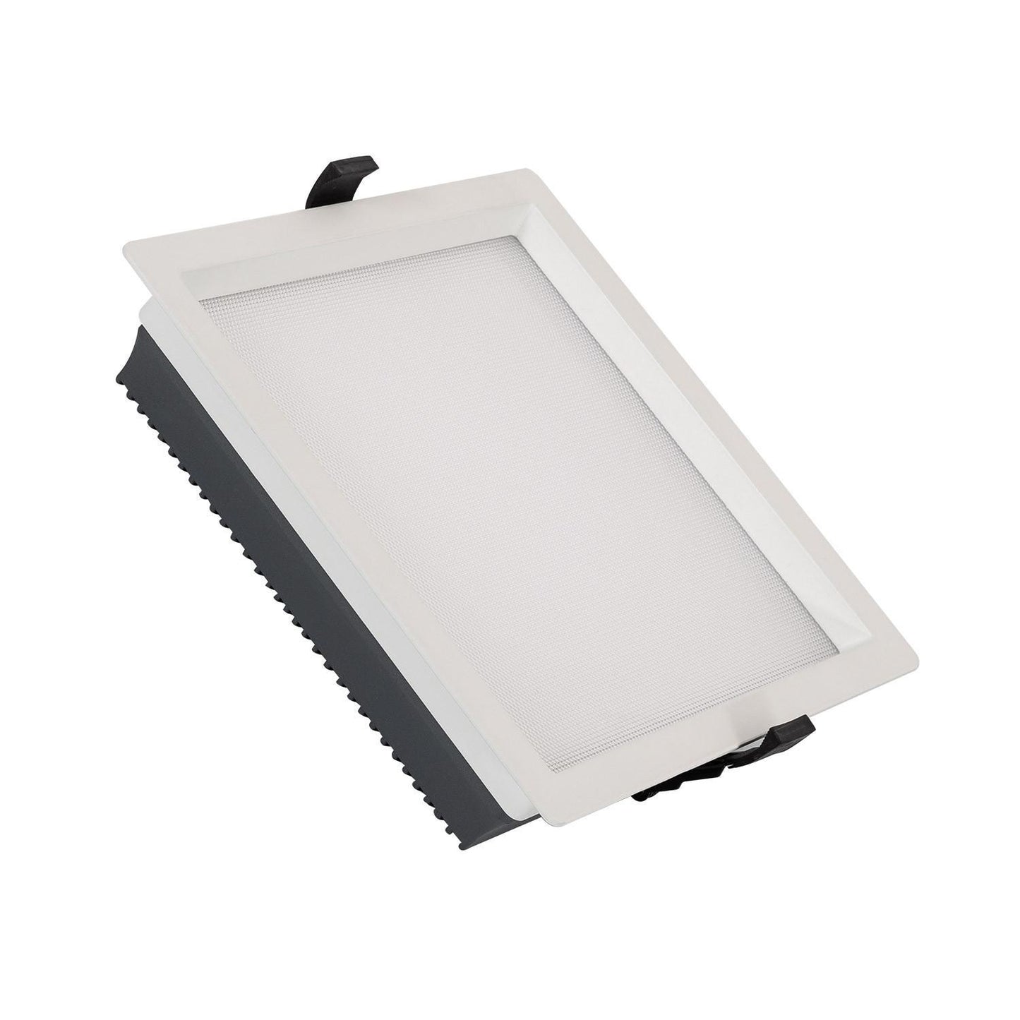 Downlight LED Carré 30W, IP44, UGR 17, Installation Encastrée, 3600 lm