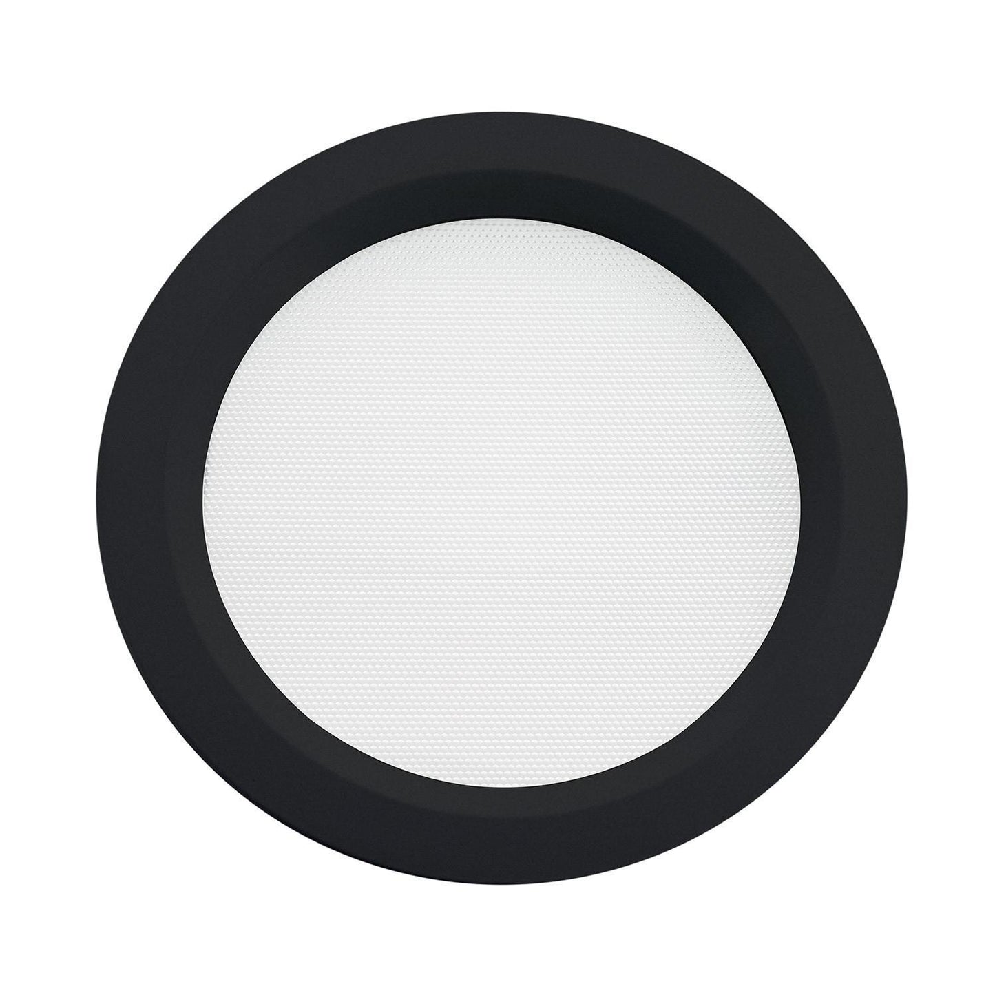 Downlight LED Rond 40W IP44 Non-Dimmable Microprismatique Ø 200 mm Noir