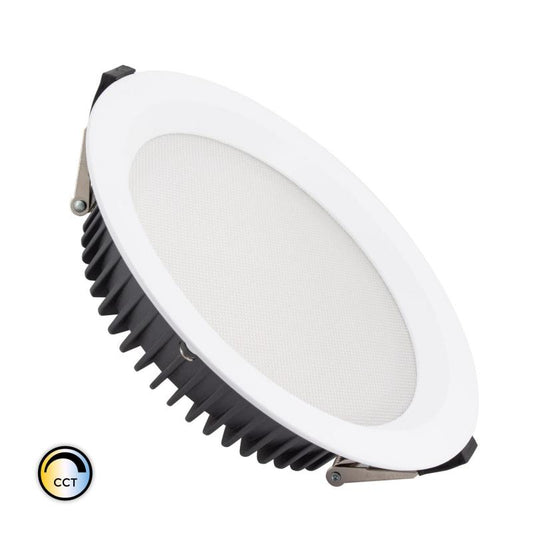 Downlight LED Rond 40W, 130 lm/W, IP44, Ø 200 mm, Installation Encastrée