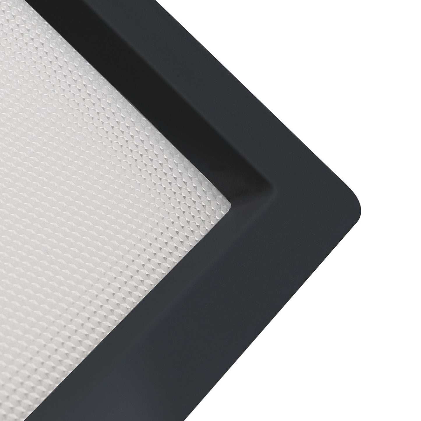 Downlight LED 40W Carré IP44 4800 lm Encastré Noir