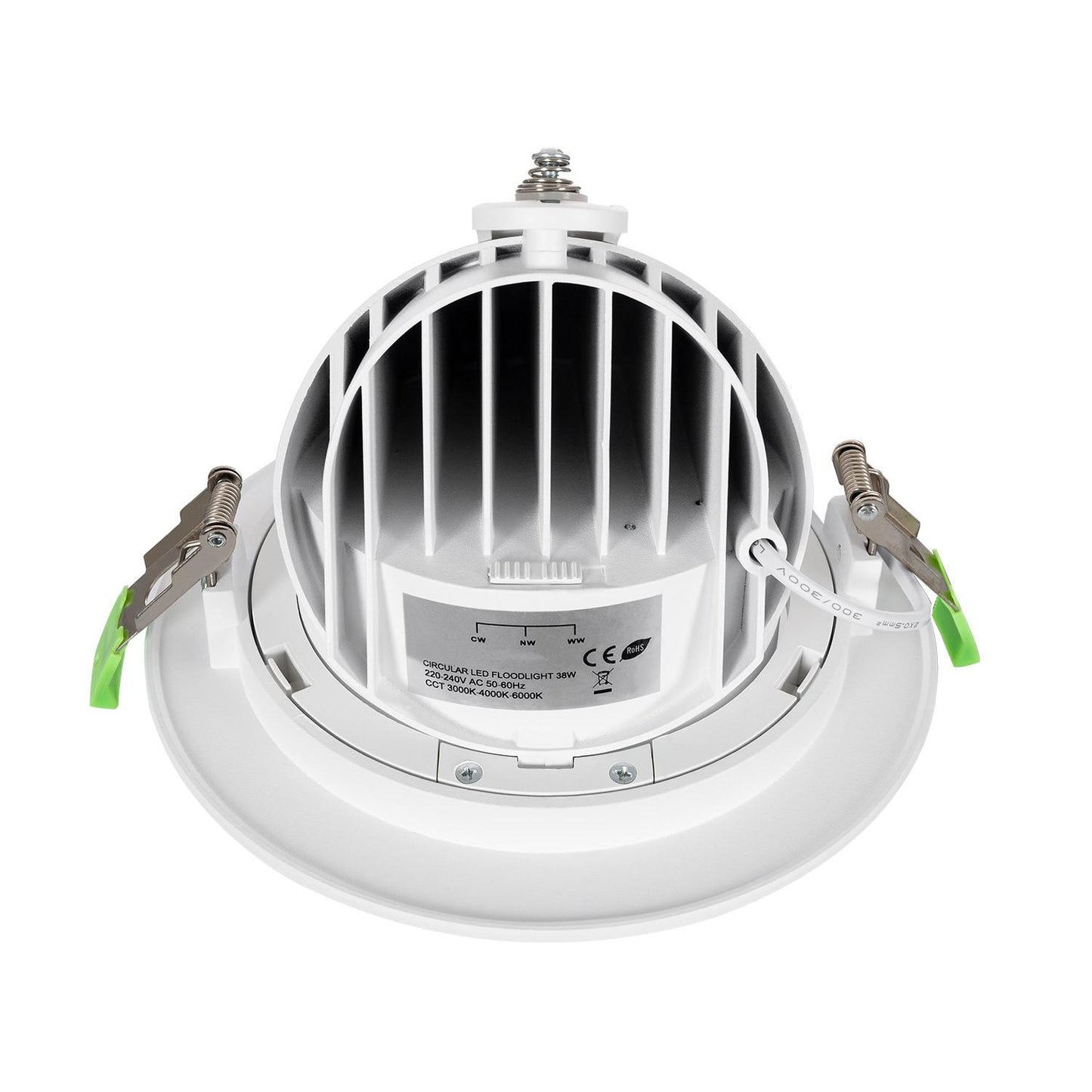 Downlight LED 48W Rond Orientable 120 lm/W IP20 Encastré Ø 195 mm