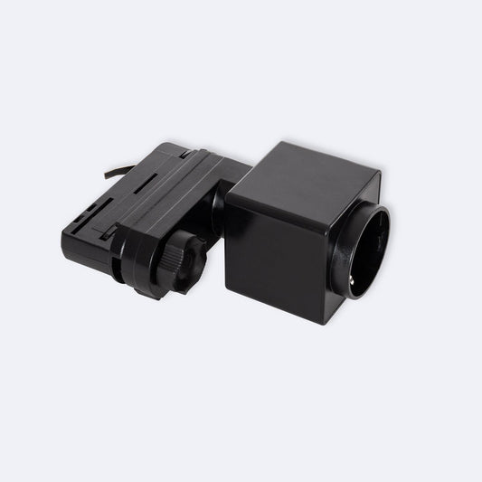 Prise Type F Shuko pour Rail Triphasé, 1400W, IP20, Noir