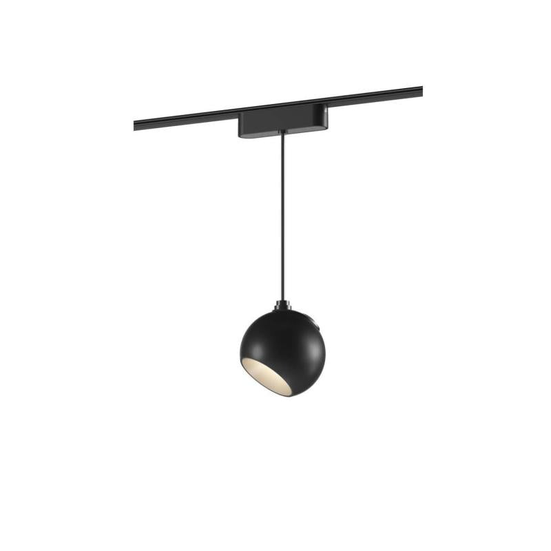 Spot LED sur Rail Magnétique 12W IP20 Concave Noir Ø100mm