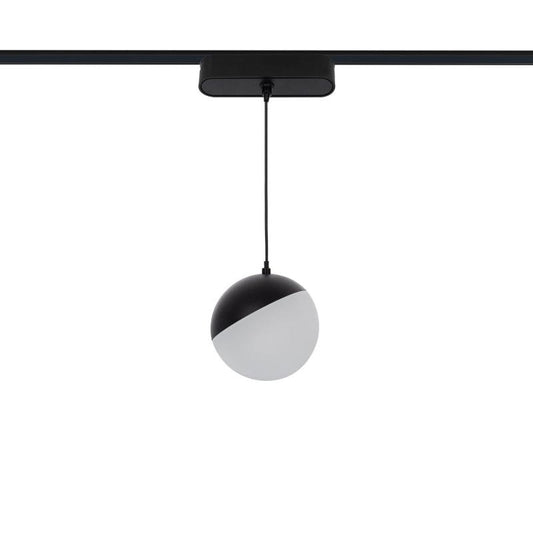 Spot LED Suspendu Rail Magnétique 10W 48V Ø100mm IP20 Noir