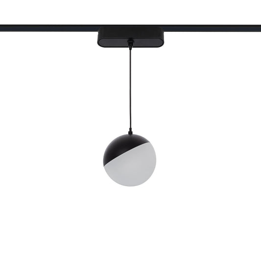 Spot LED Suspendu Rail Magnétique 10W 48V Ø100mm IP20 Noir