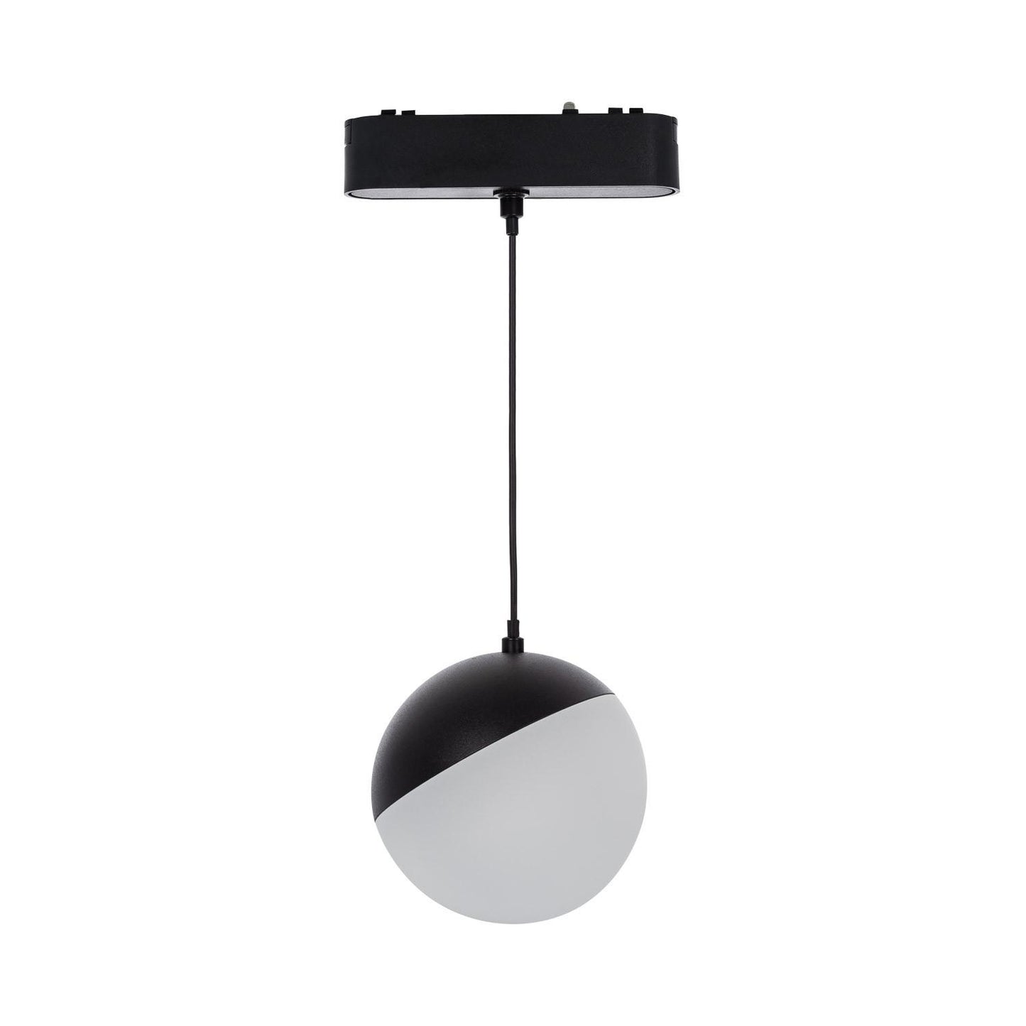 Spot LED Suspendu Rail Magnétique 10W 48V Ø100mm IP20 Noir
