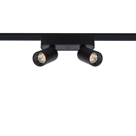 Spot LED sur Rail Magnétique 10W Noir IP20 814lm