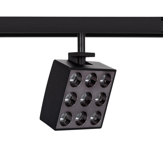 Spot LED sur Rail Magnétique 15W Noir IP20 1200lm UGR16