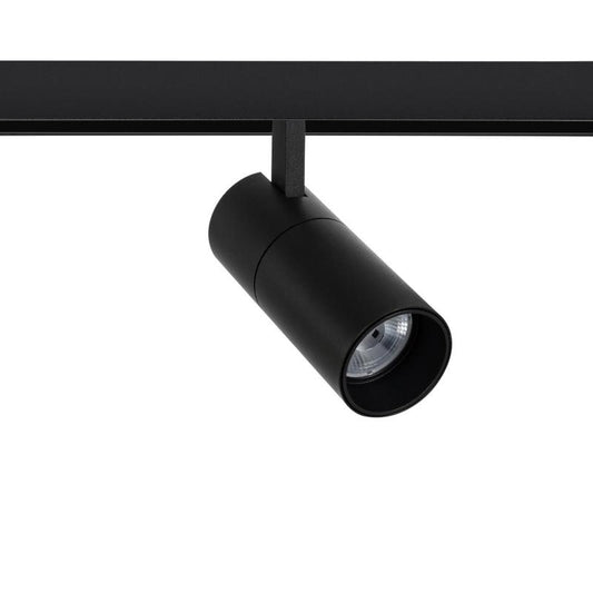 Spot LED sur Rail Magnétique 20W 48V Noir, IP20, 1600 lm