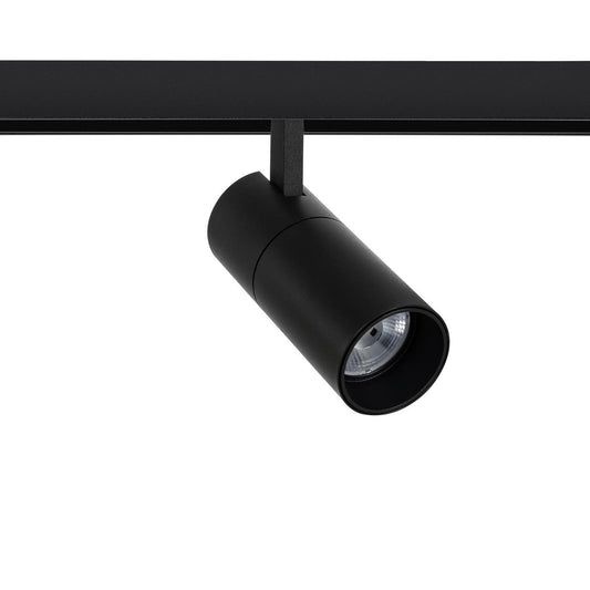 Spot LED sur Rail Magnétique 20W 48V Noir, IP20, 1600 lm
