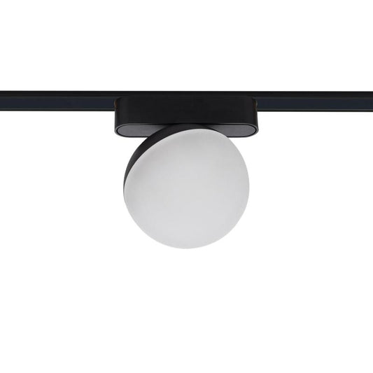 Spot LED sur Rail Magnétique 10W 48V Ø100 mm IP20 Noir