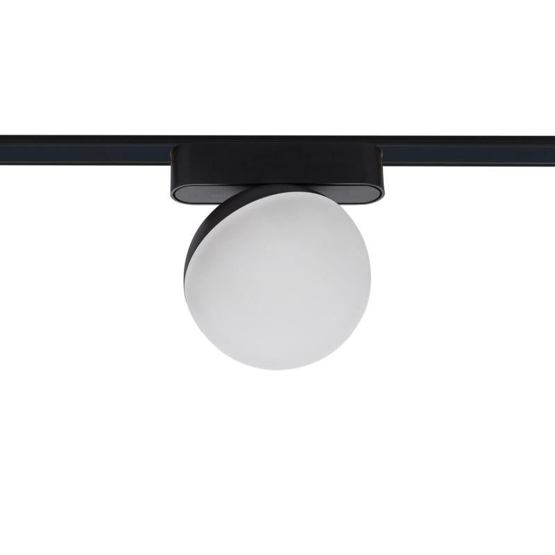 Spot LED sur Rail Magnétique 10W 48V Ø100 mm IP20 Noir