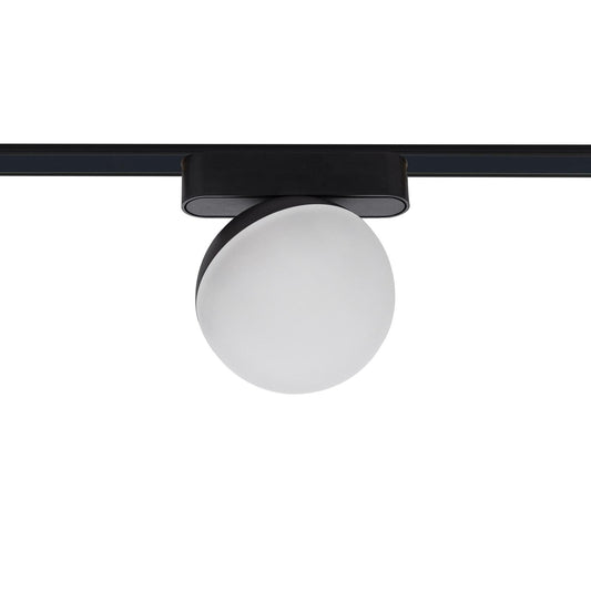 Spot LED sur Rail Magnétique 10W 48V Ø100 mm IP20 Noir