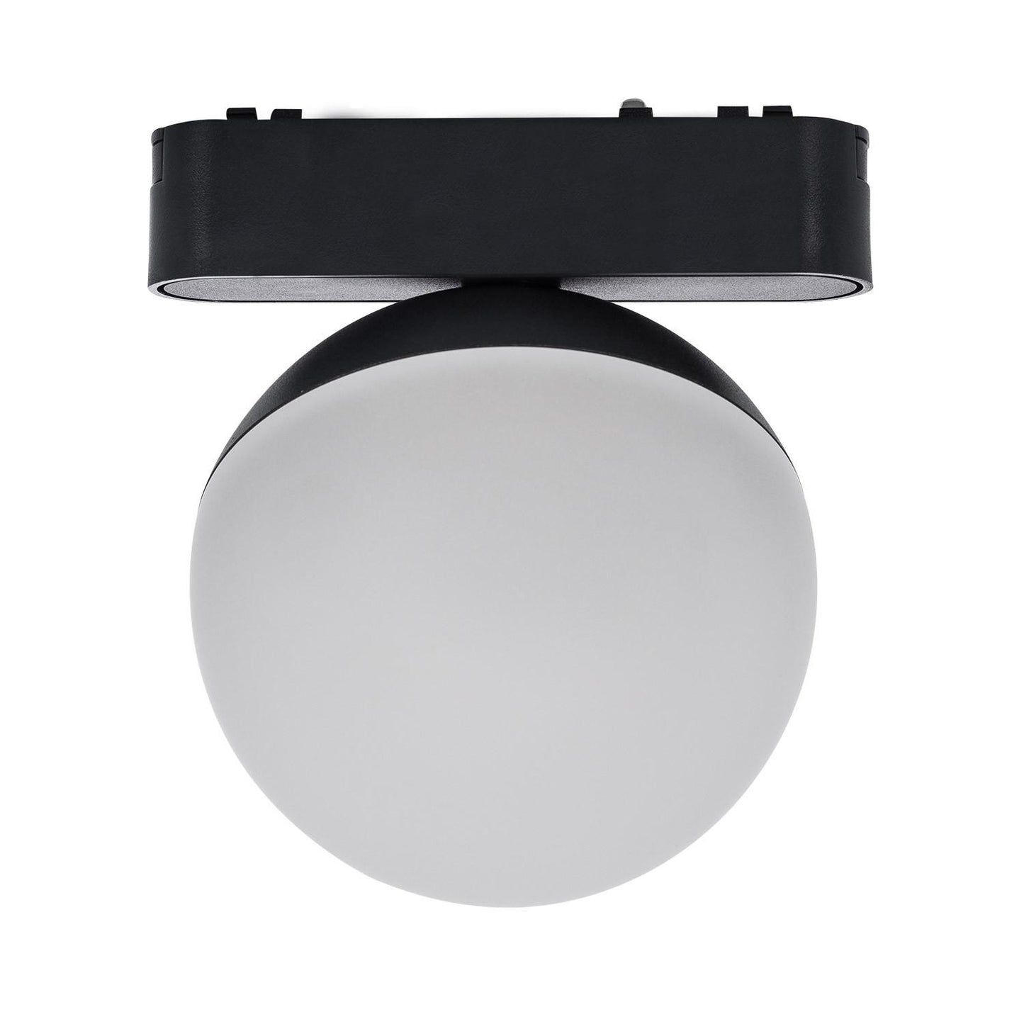Spot LED sur Rail Magnétique 10W 48V Ø100 mm IP20 Noir