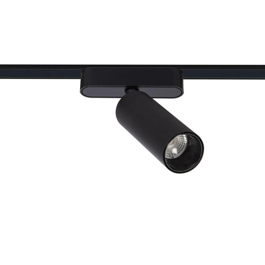 Spot LED sur Rail Magnétique 15W IP20 Noir, Installation Facile