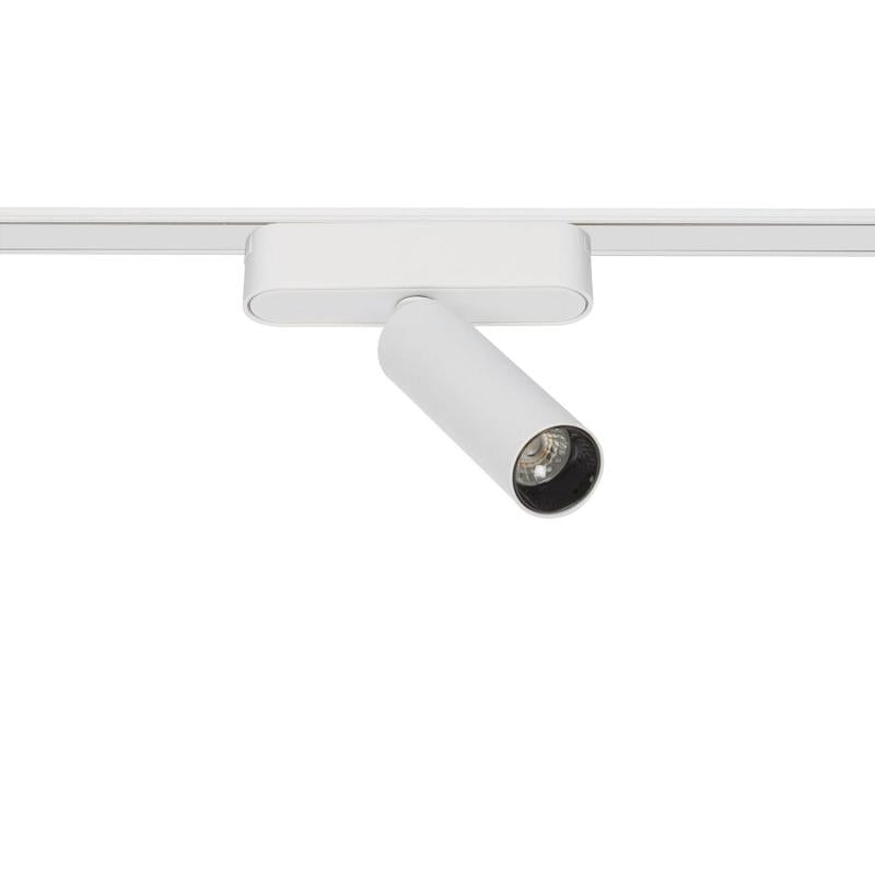 Spot LED sur Rail Magnétique 7W IP20 Orientable Blanc