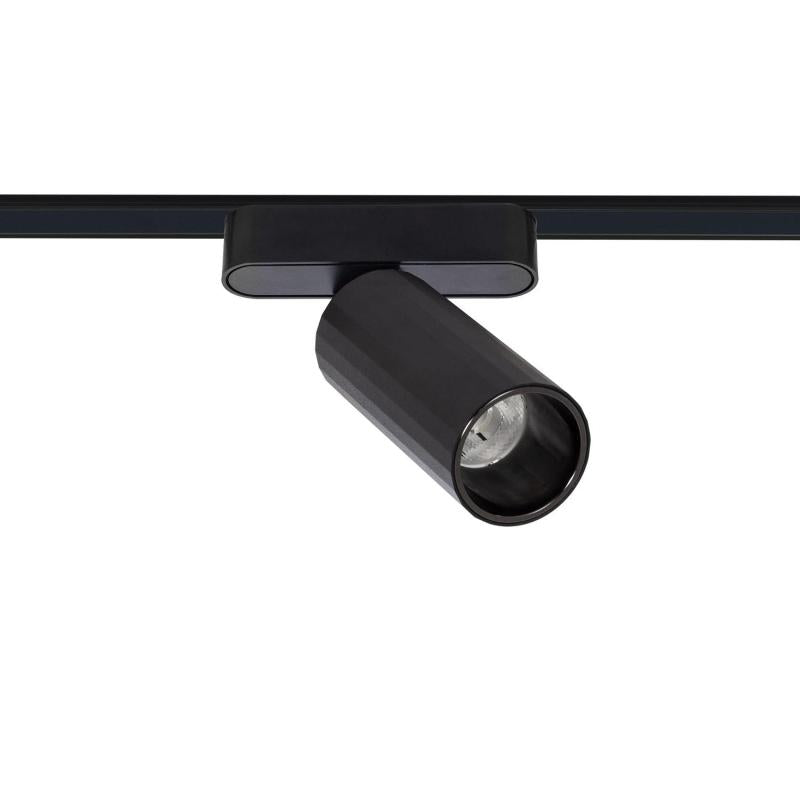 Spot LED sur Rail Magnétique 12W Noir IP20 Orientable