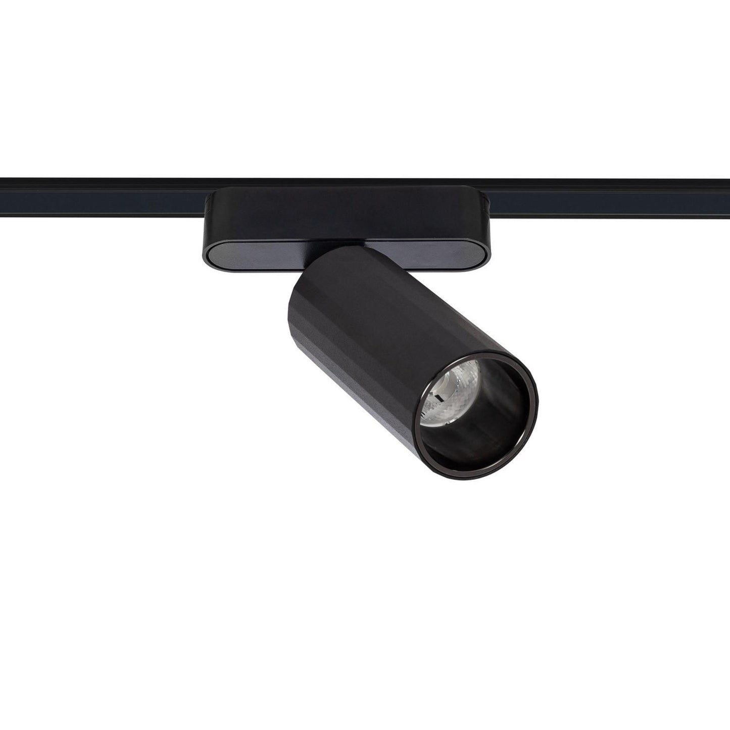 Spot LED sur Rail Magnétique 12W Noir IP20 Orientable