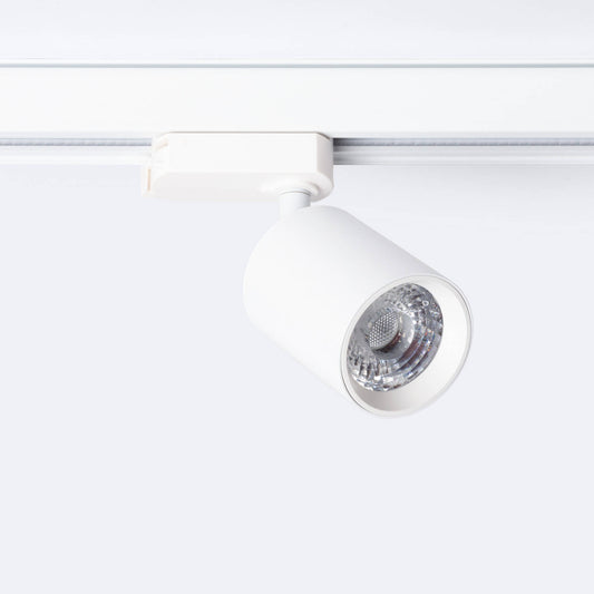 Spot LED sur Rail 10W Dimmable, IP20, Orientable, Blanc