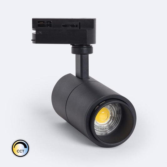 Spot LED sur Rail 10W Monophasé Dimmable, Angle Réglable 15-60º, IP20