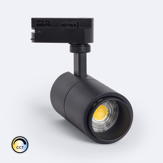 Spot LED sur Rail 10W Monophasé Dimmable, Angle Réglable 15-60º, IP20