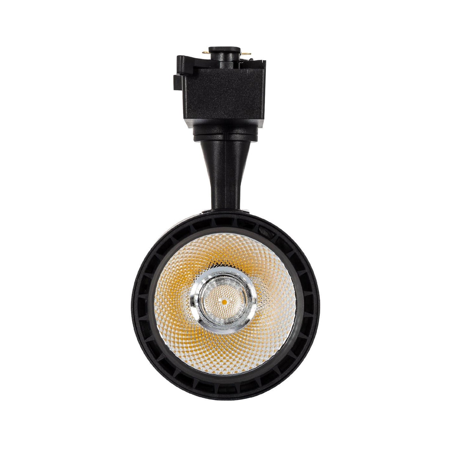 Spot LED sur Rail Monophasé 20W, IP20, Installation Facile, Noir