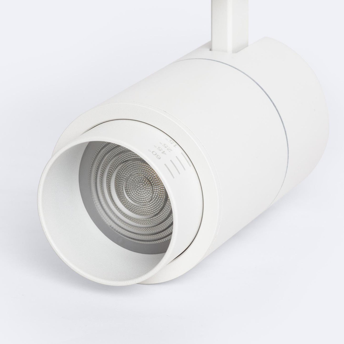 Spot LED sur Rail 20W Dimmable, Angle Réglable 15-60º, IP20