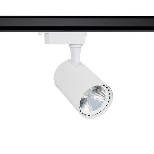 Spot LED sur Rail Monophasé 30W IP20 Installation Facile