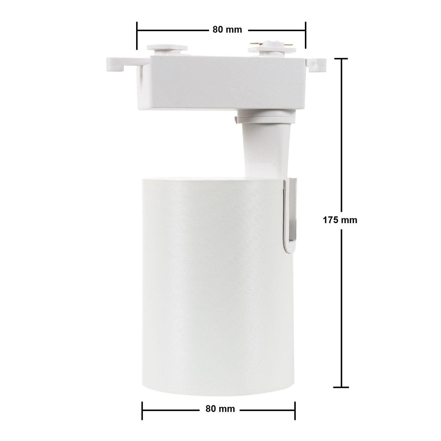 Spot LED sur Rail Monophasé 30W IP20 Installation Facile