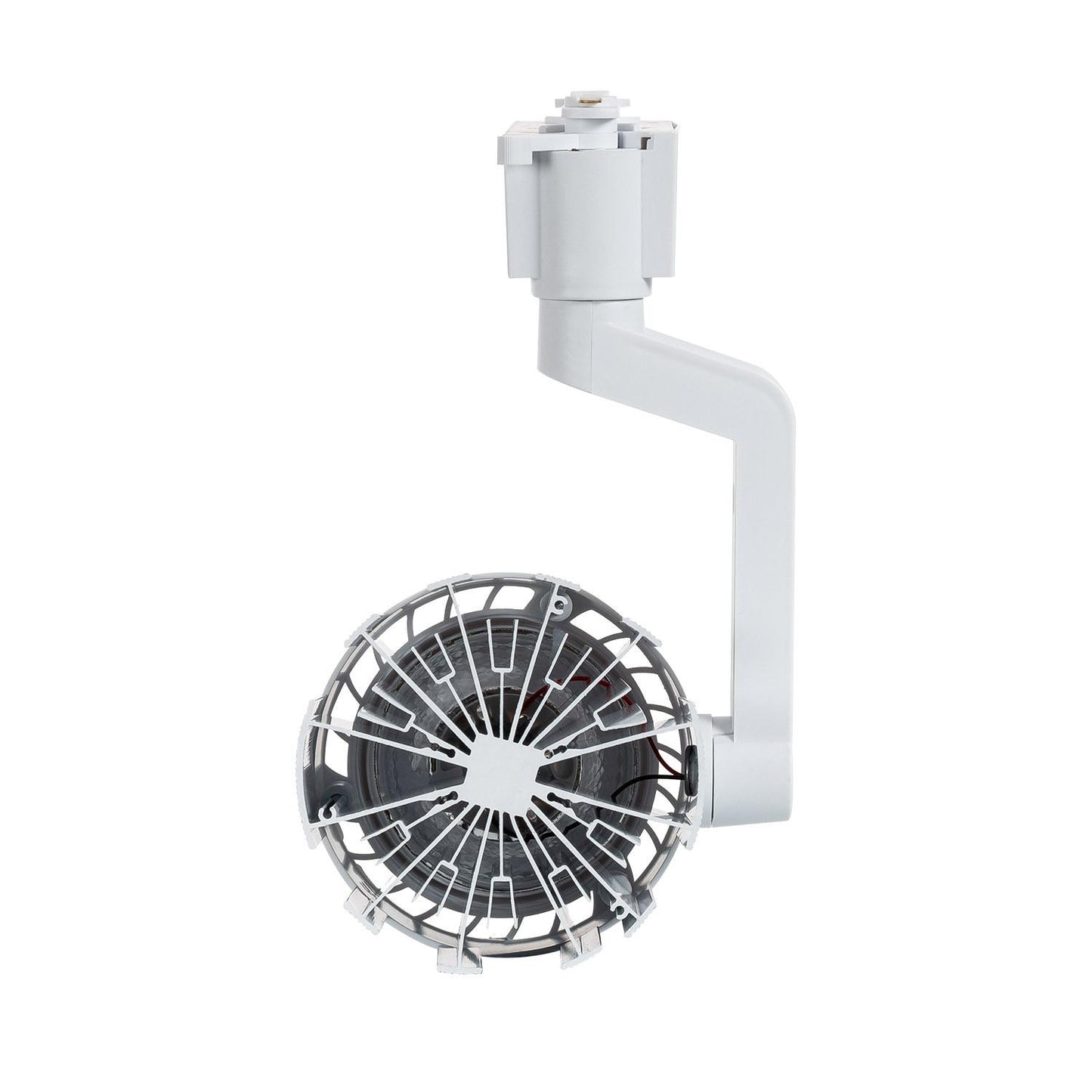 Spot LED sur Rail Monophasé 30W, IP20, Orientable, Blanc