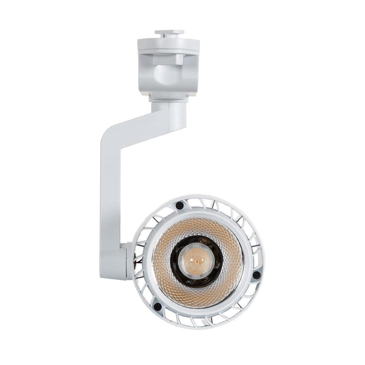 Spot LED sur Rail Monophasé 30W, IP20, Orientable, Blanc
