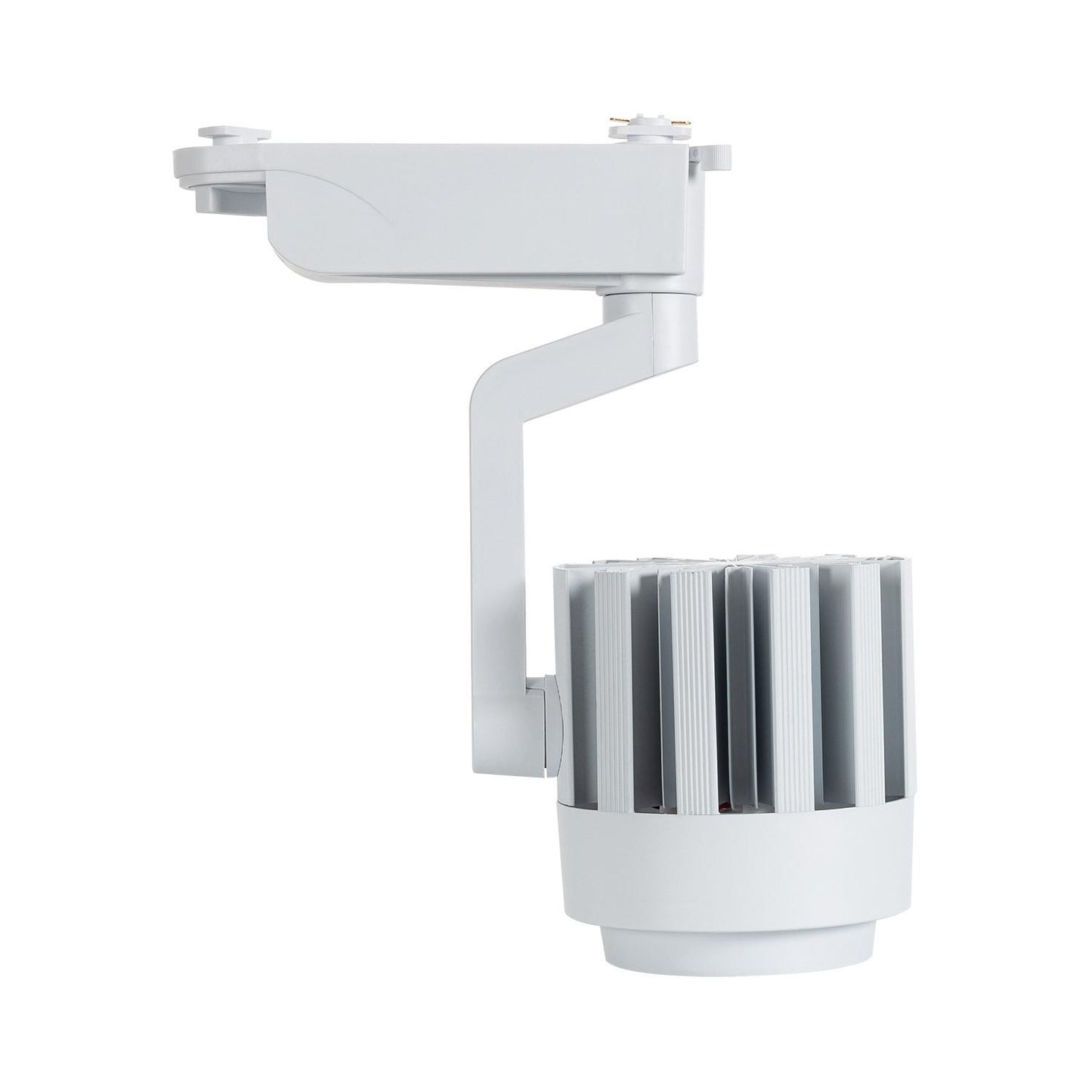 Spot LED sur Rail Monophasé 30W, IP20, Orientable, Blanc