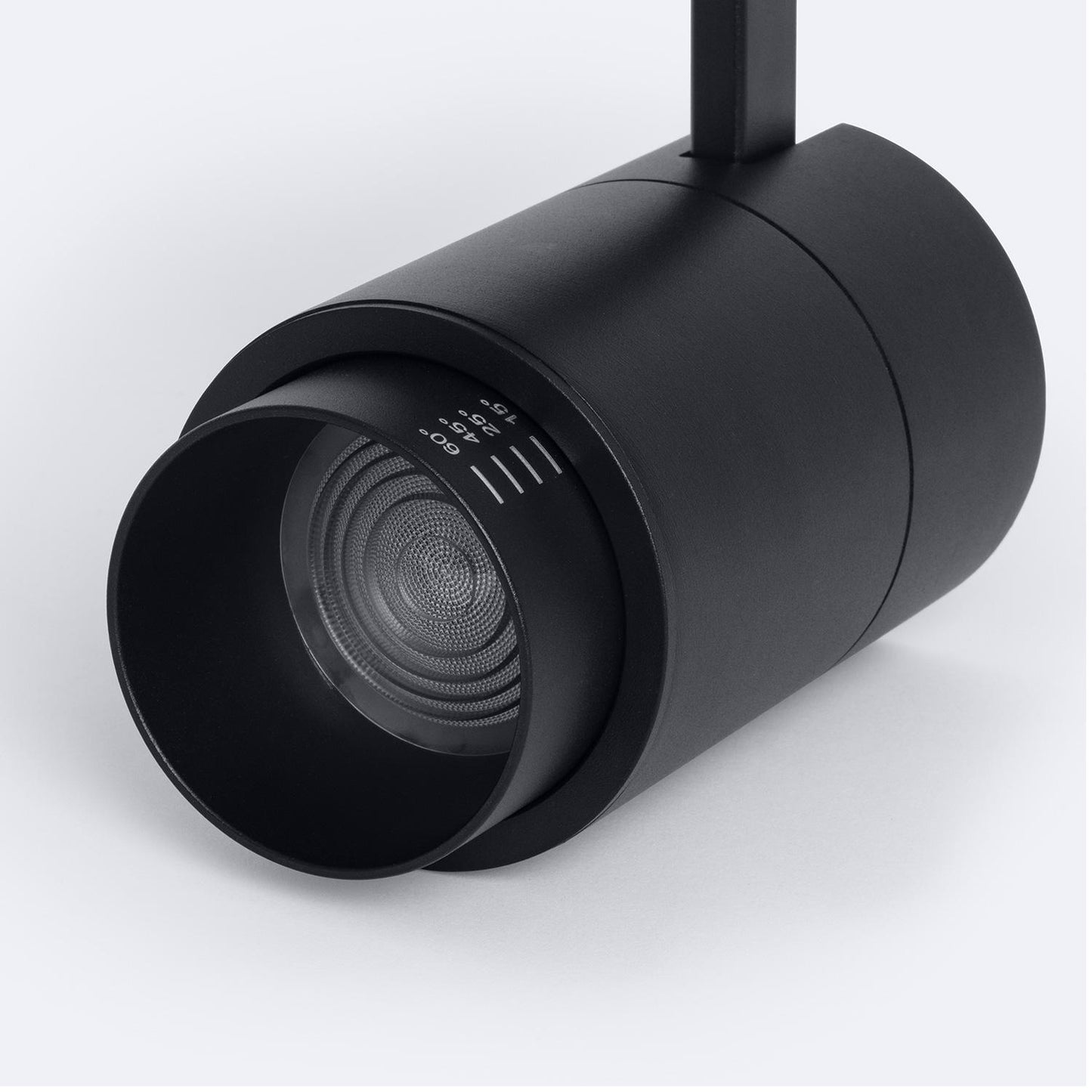 Spot LED sur Rail 30W Dimmable, Réglable 15-60º, IP20, Usage Intérieur