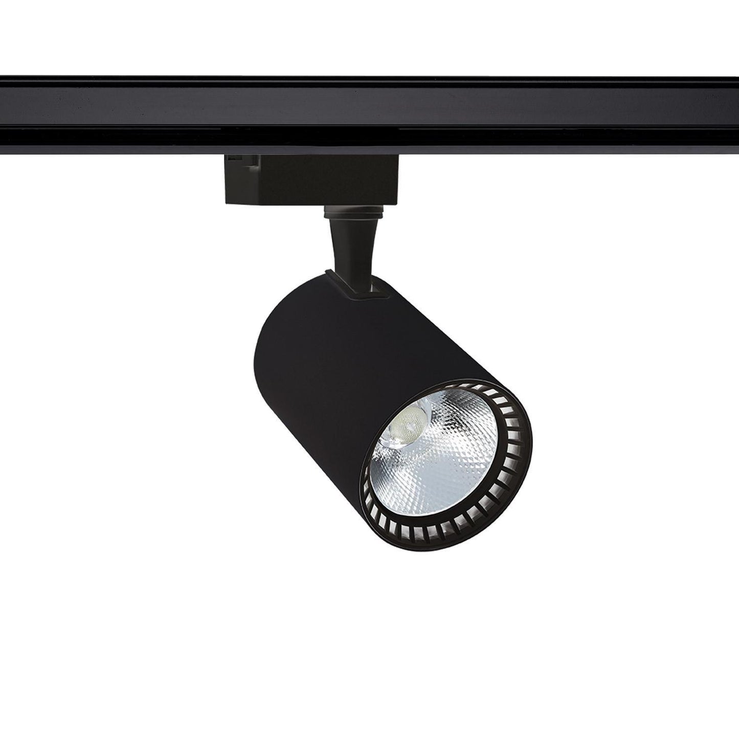Spot LED sur Rail Monophasé 40W IP20 Noir