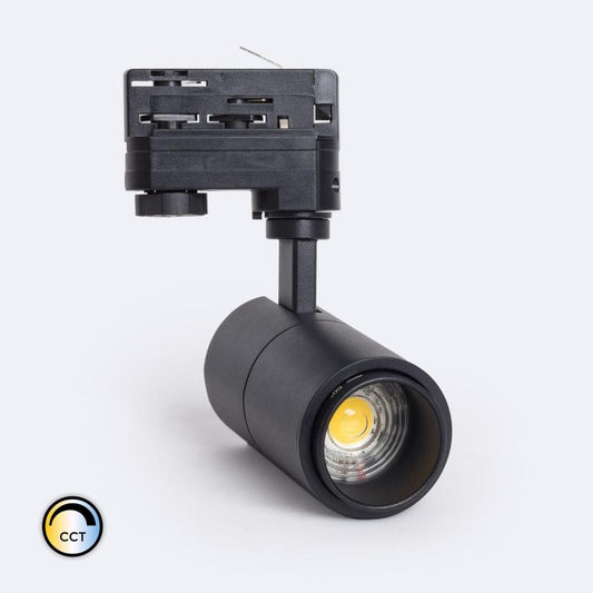 Spot LED sur Rail Triphasé 10W Dimmable, Angle Réglable 15-60º, IP20