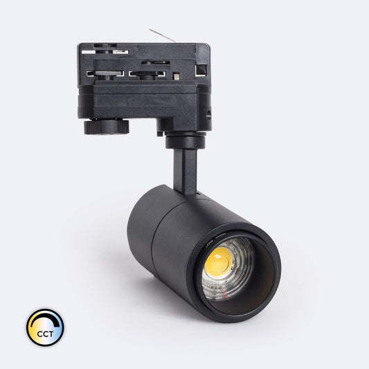 Spot LED sur Rail Triphasé 10W Dimmable, Angle Réglable 15-60º, IP20