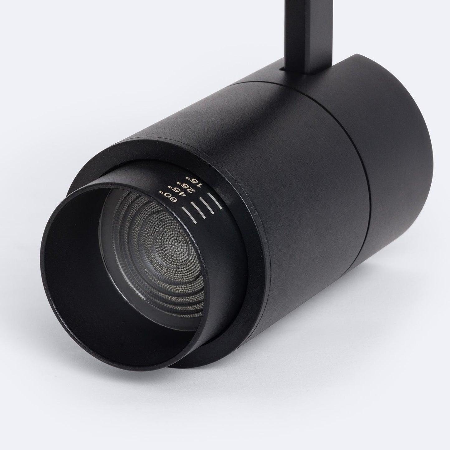 Spot LED sur Rail Triphasé 10W Dimmable, Angle Réglable 15-60º, IP20