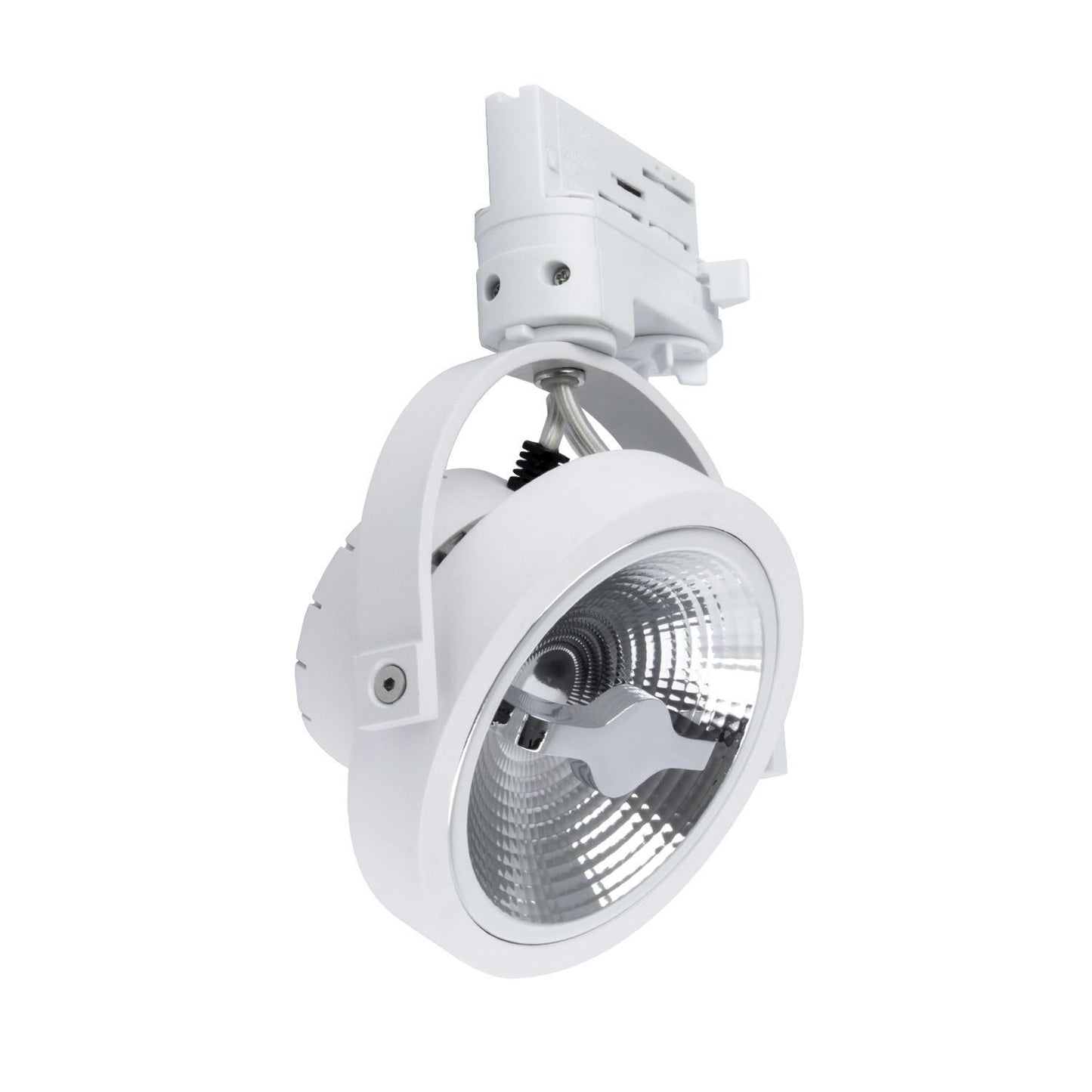 Spot LED sur Rail Triphasé 15W Dimmable, IP20, Installation Facile