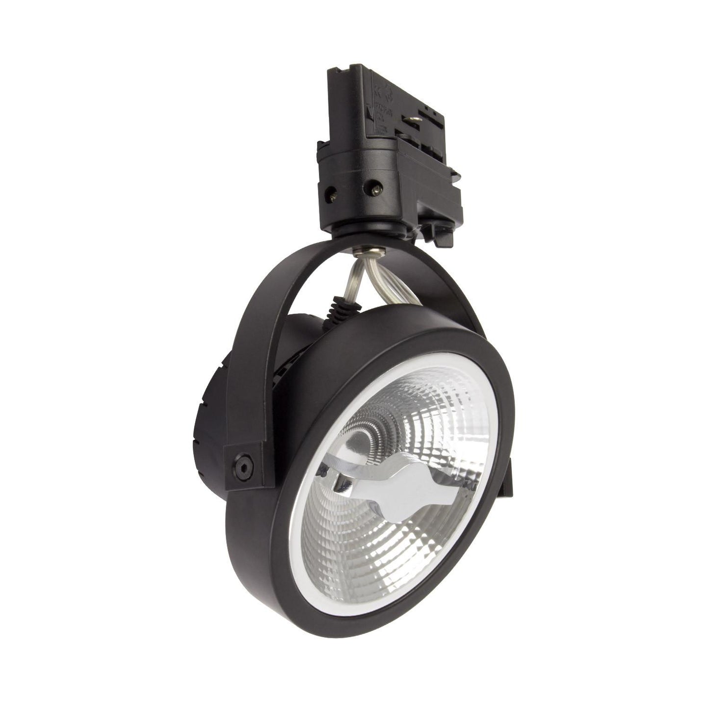 Spot LED sur Rail Triphasé 15W Dimmable, IP20, Installation Intérieure