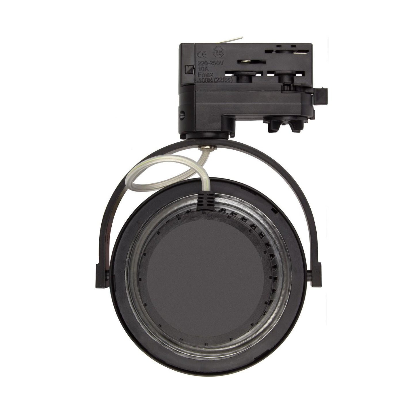Spot LED sur Rail Triphasé 15W Dimmable, IP20, Installation Intérieure