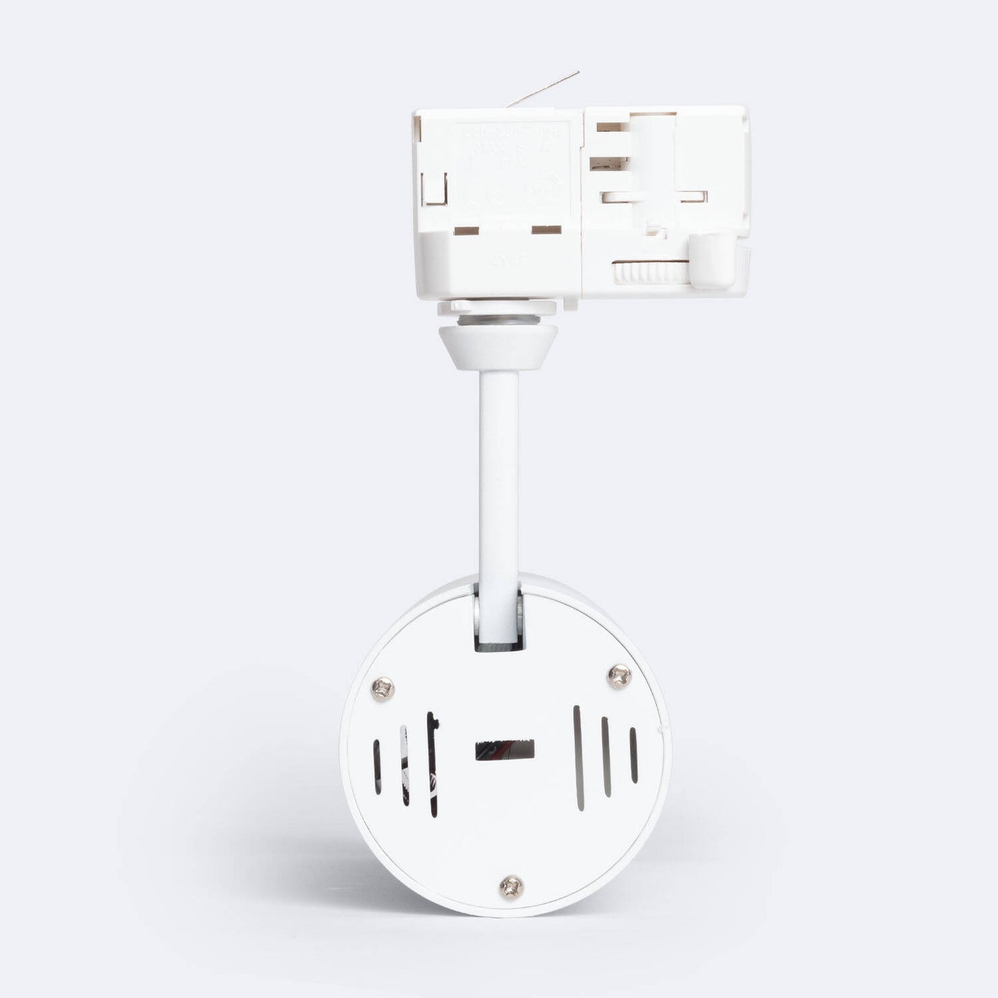 Spot LED sur Rail Triphasé 15W Justin, Dimmable, IP20, Orientable