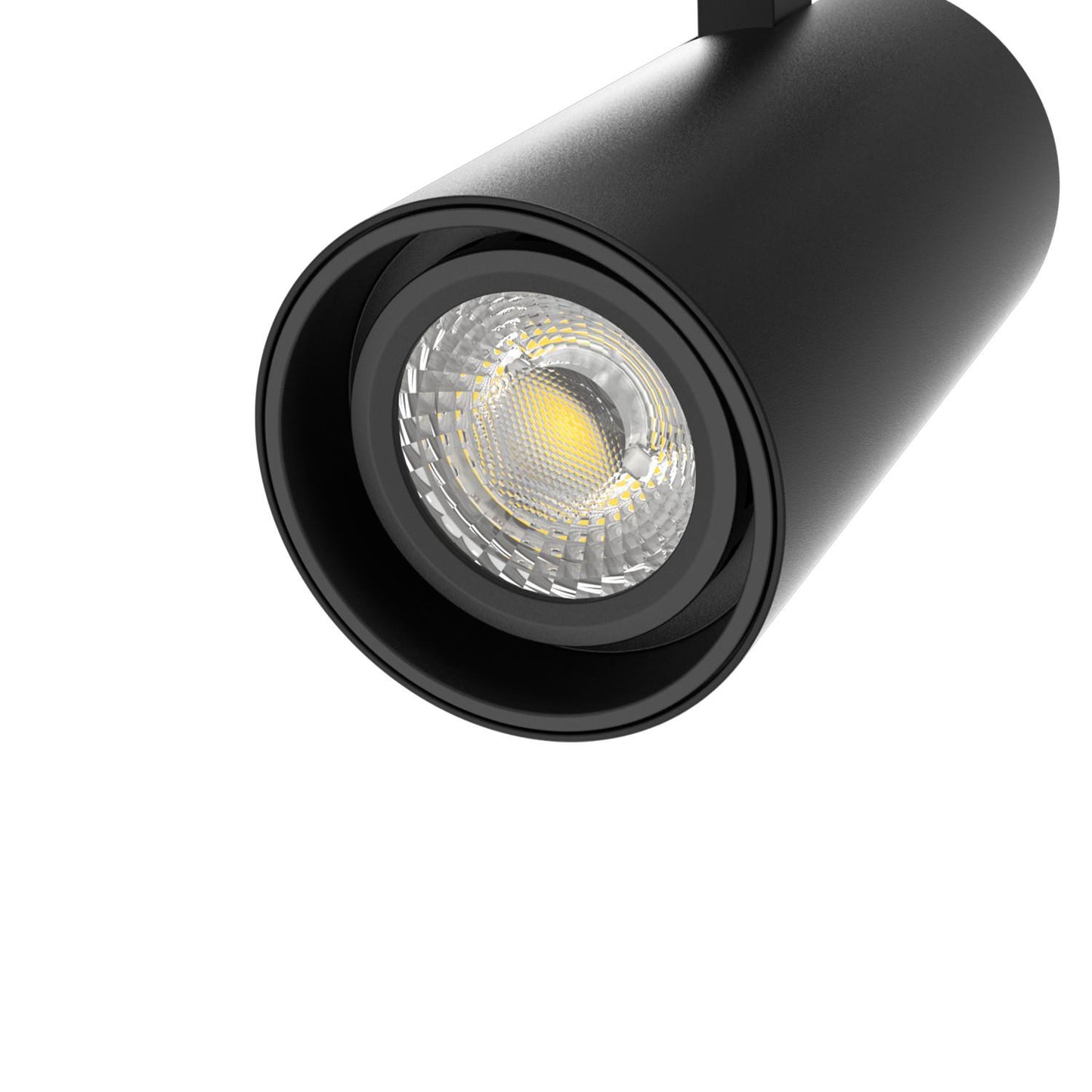 Spot LED sur Rail Triphasé 20W Dimmable Noir, IP20, Orientable