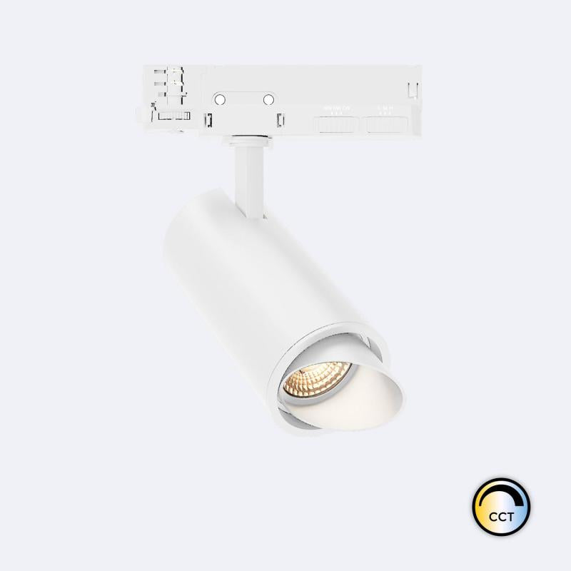 Spot LED 20W pour Rail Triphasé, Dimmable, IP20, Orientable, UGR 17