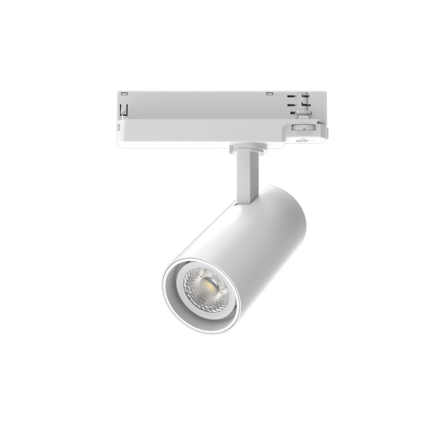 Spot LED sur Rail Triphasé 20W Dimmable, IP20, Orientable, UGR 17