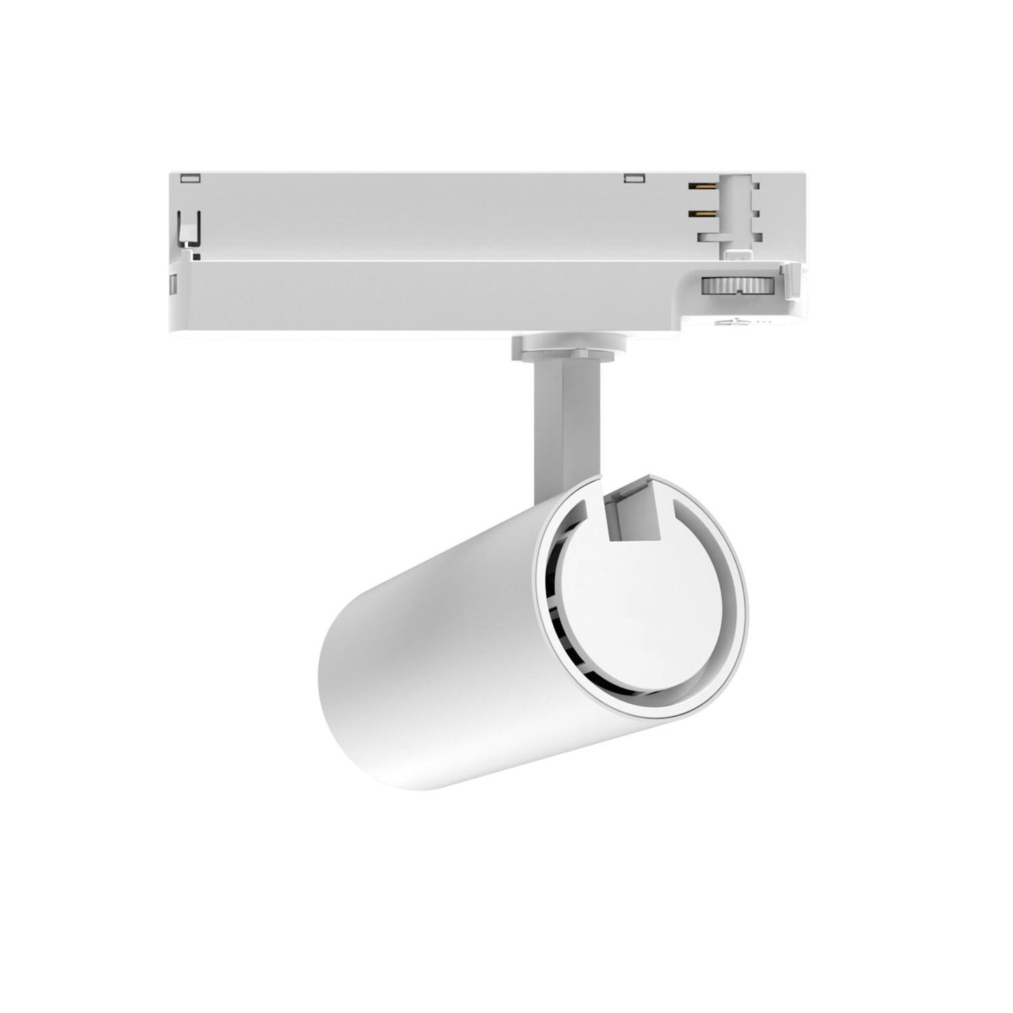 Spot LED sur Rail Triphasé 20W Dimmable, IP20, Orientable, UGR 17